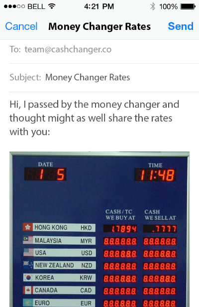 CashChanger The Leading Money Changers Exchange Rate In Singapore